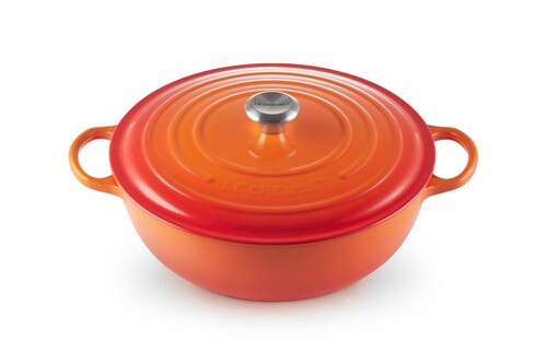 Marmite en fonte émaillée 32 cm Volcanique